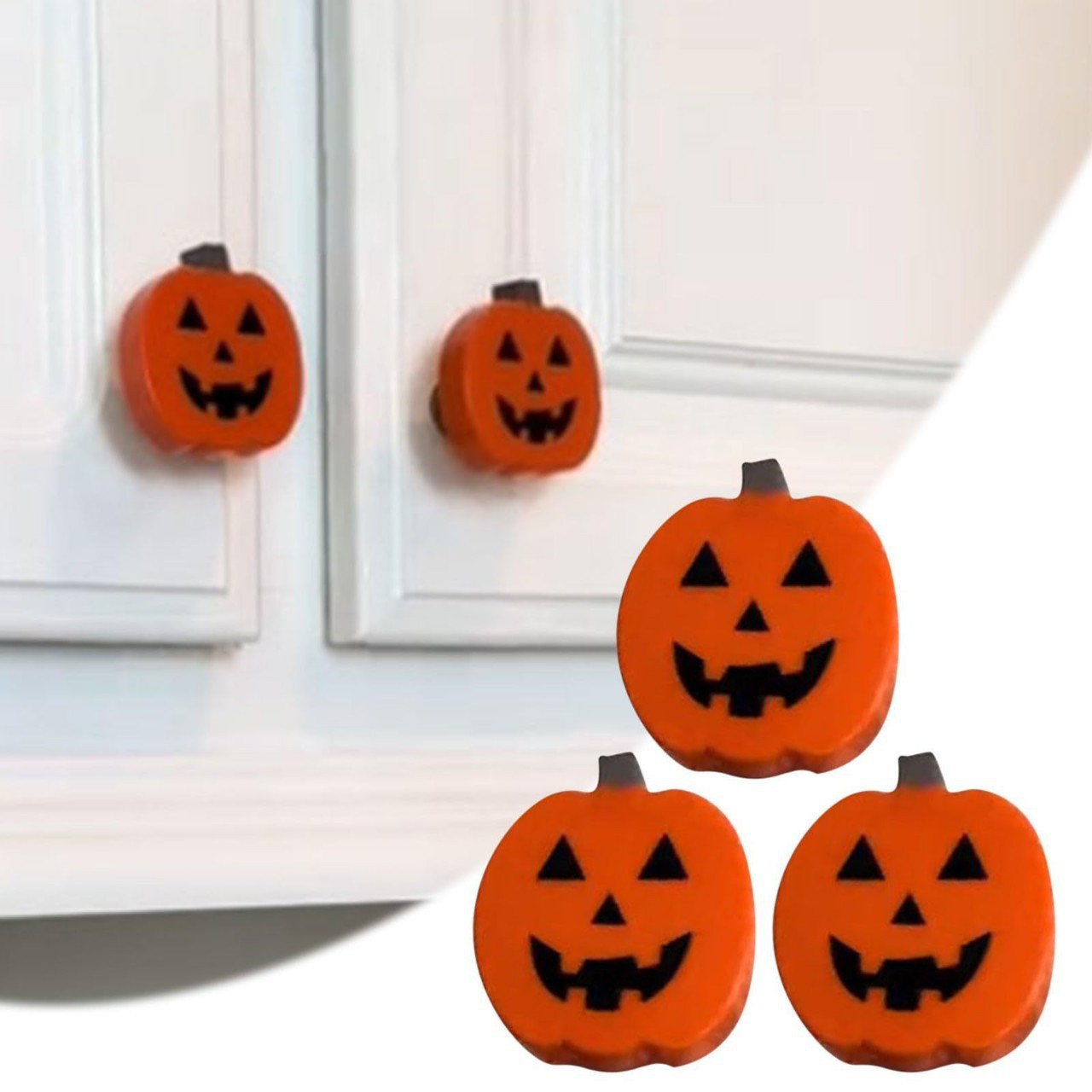 Furniture Hardware Tools - Halloween pumpkin knob cover, universal cabinet