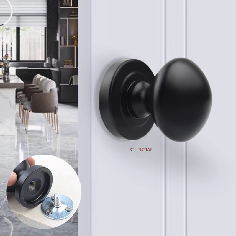 Furniture Interlocking Hardware - Zinc Alloy Barn Door Handles Indoor