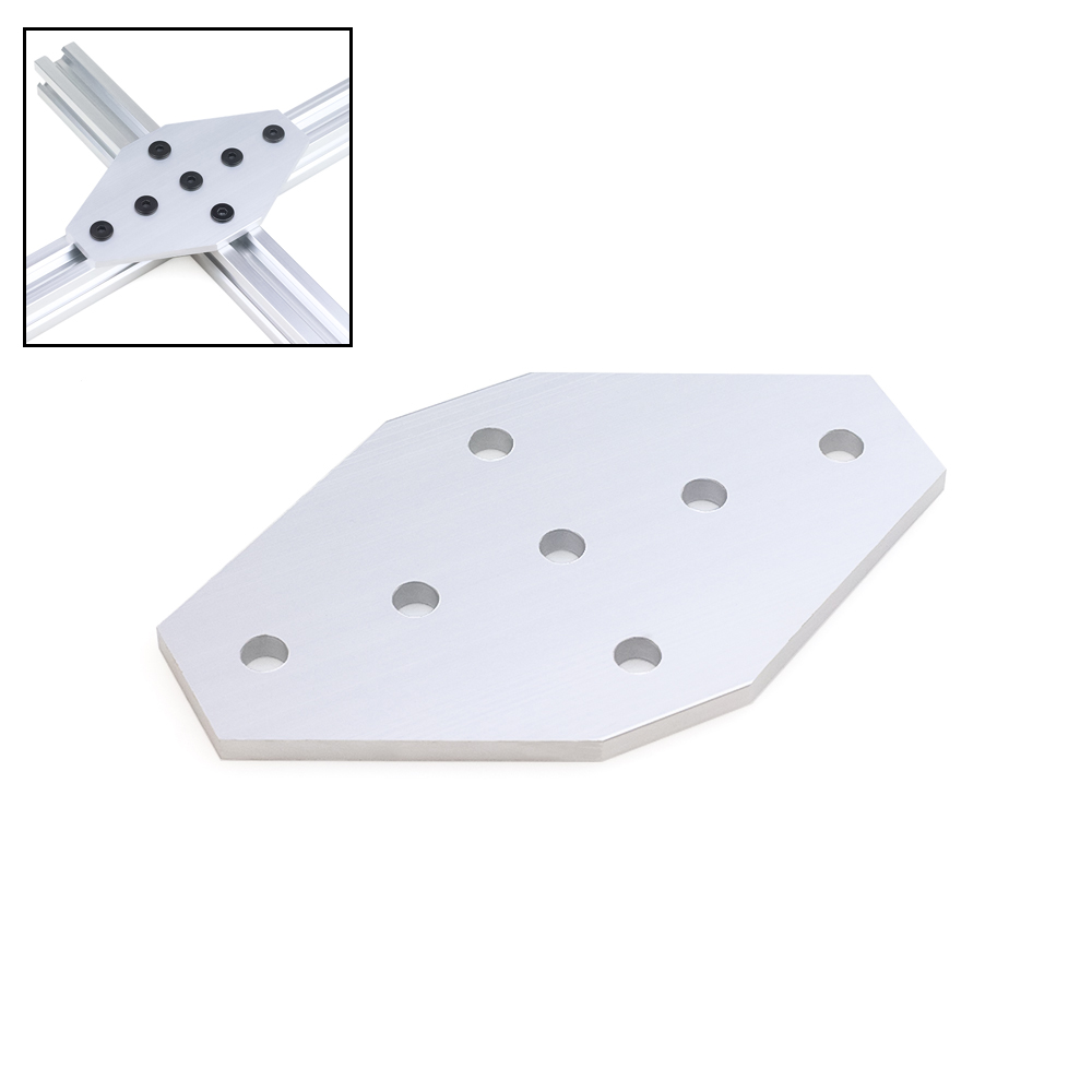 Corner Bracket Angle - Openbuilds 7 Hole Cross Joining Plate