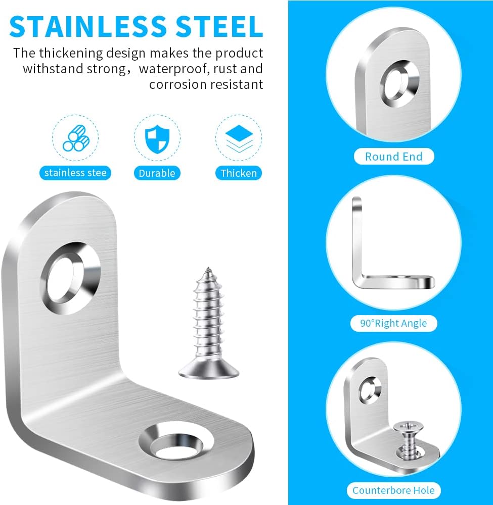 Stainless Steel L Bracket Corn - Corner Bracket Angle review and price
