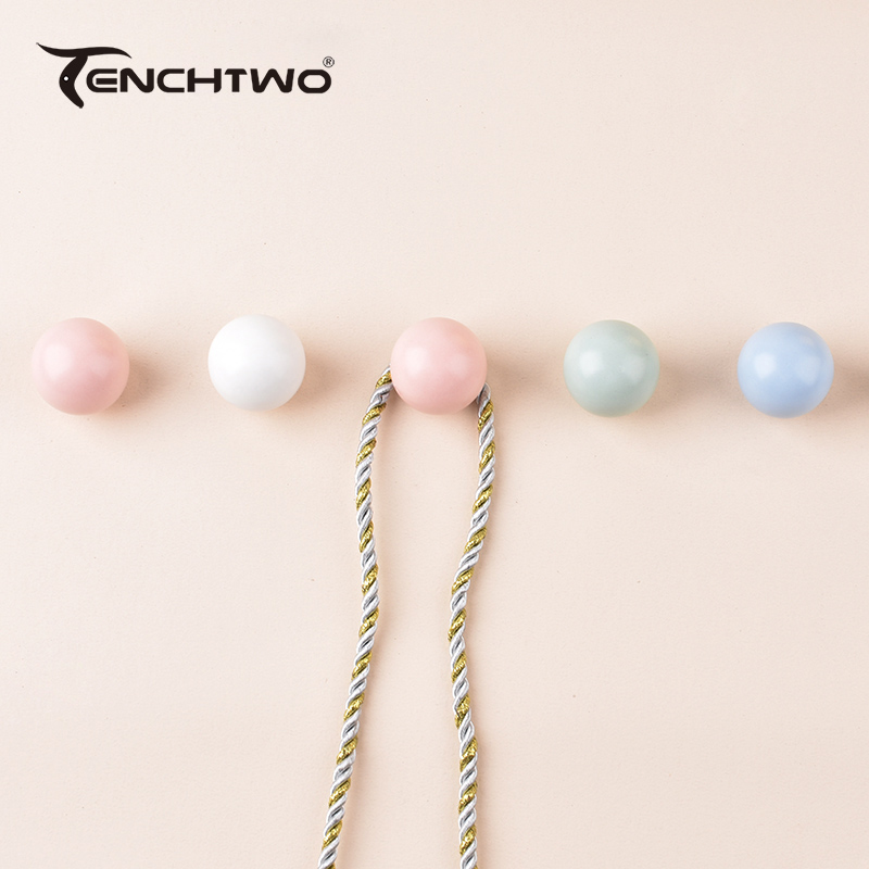 Round Ceramic Hook Clothes Han - Furniture Hardware Tools review and price