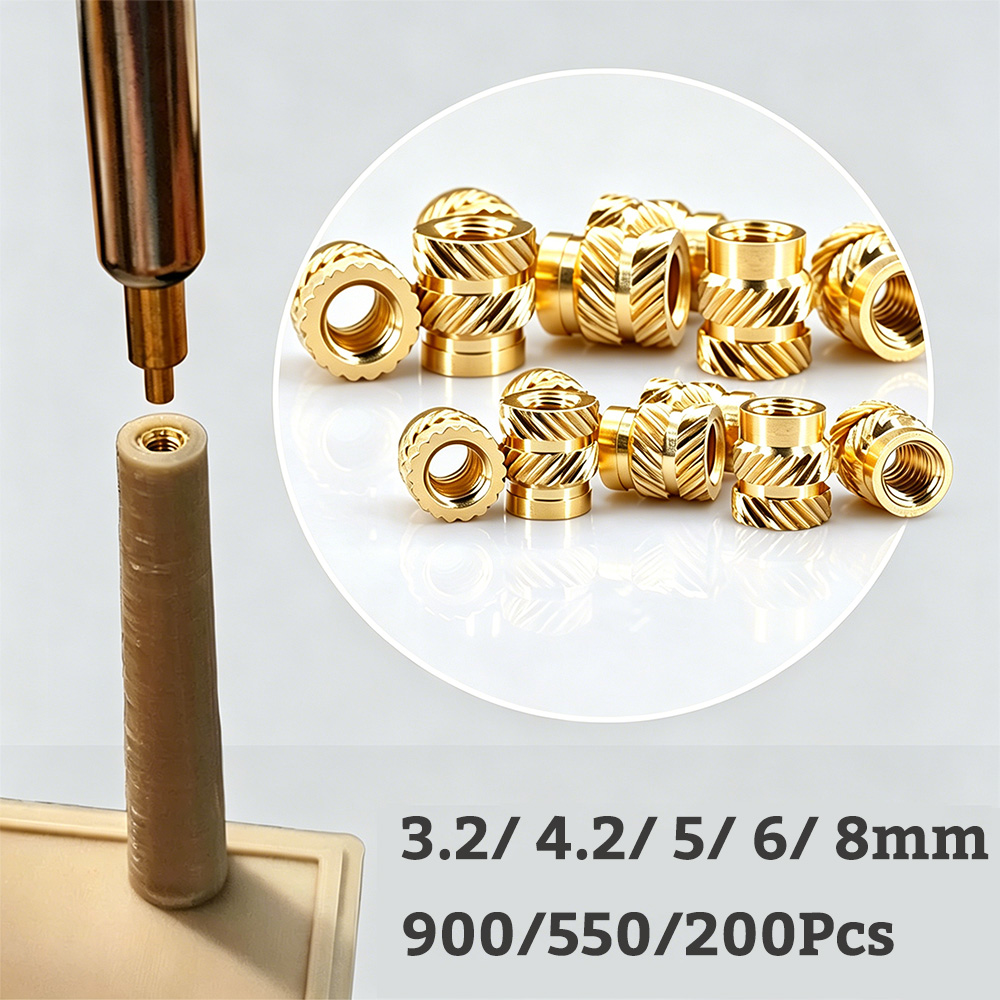 1/4-20 UNC Brass Knurled Nuts  - Furniture Hardware Threaded Inserts review and price