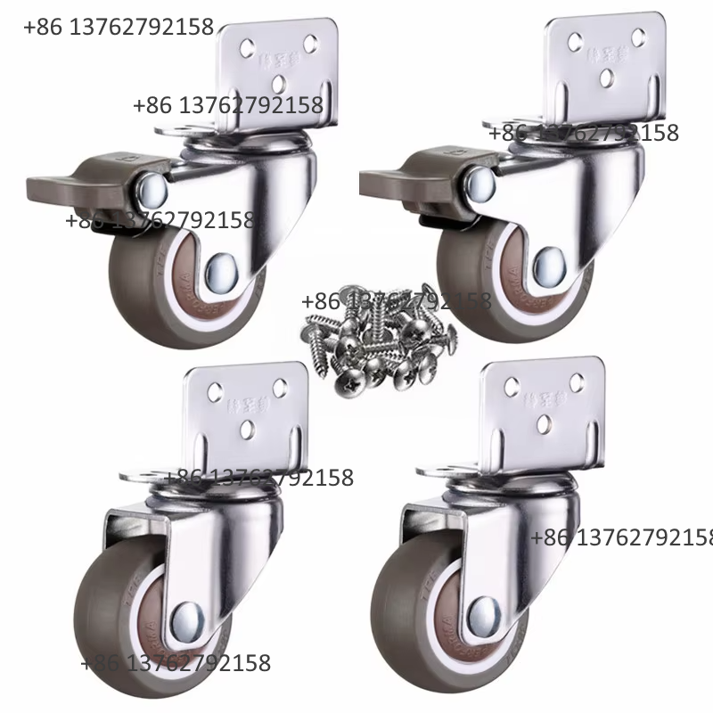 4Pcs Soft Rubber Quiet Swivel  - Furniture Hardware review and price