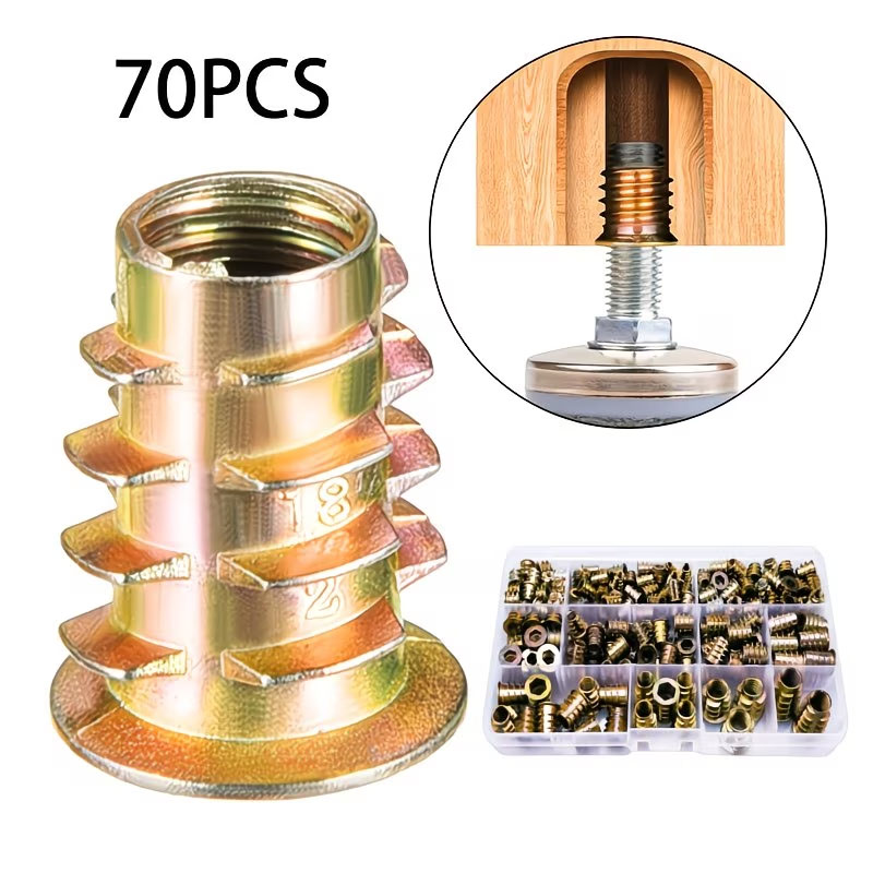 M4/M5/M6 Threaded Insert Nut E - Furniture Hardware Threaded Inserts review and price