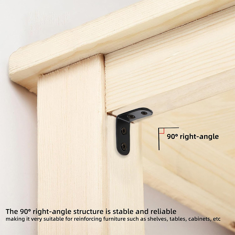 6-20 Pcs Black Corner Brace L  - Corner Bracket Angle review and price