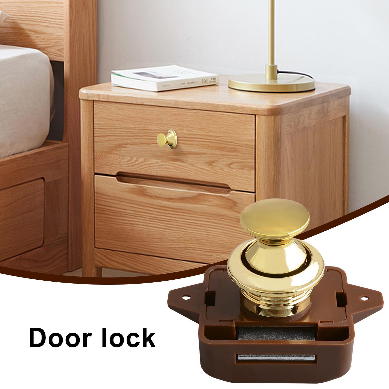 Keyless RV Push Cabinet Lock P - Furniture Interlocking Hardware review and price