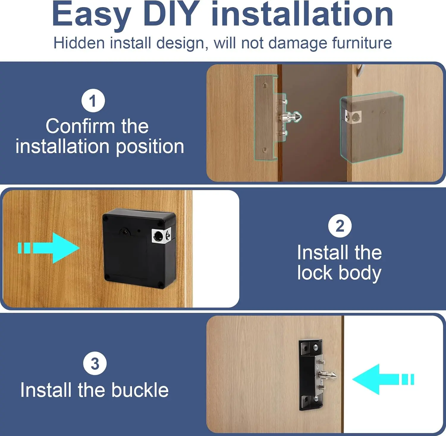 Mobile phone NFC smart locker  - Furniture Interlocking Hardware review and price