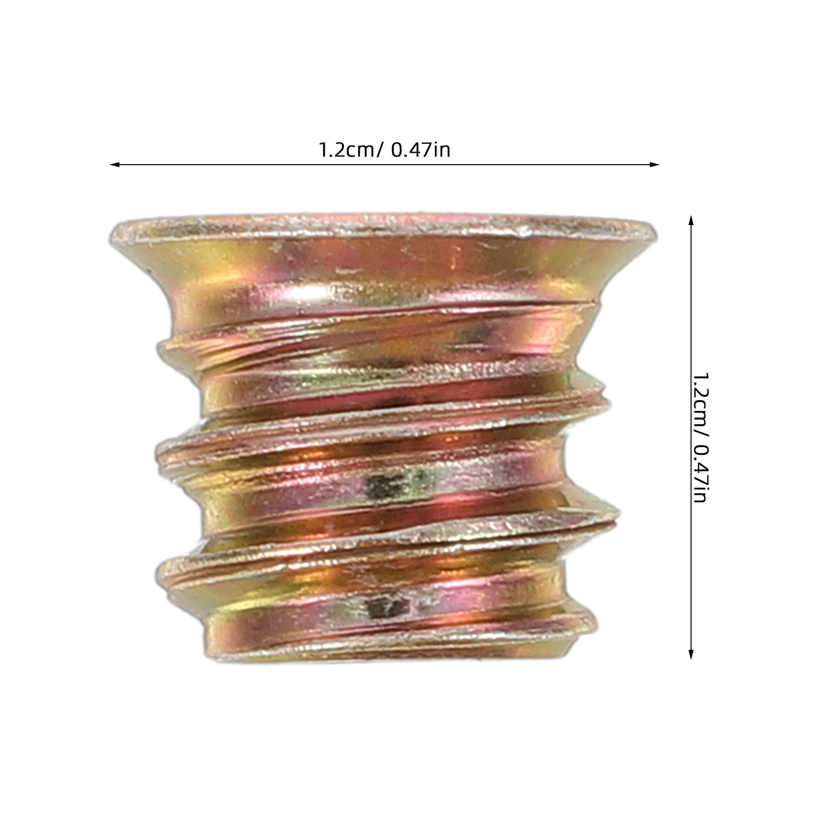 50 Pcs Nuts Furniture Insert C - Furniture Hardware Threaded Inserts review and price