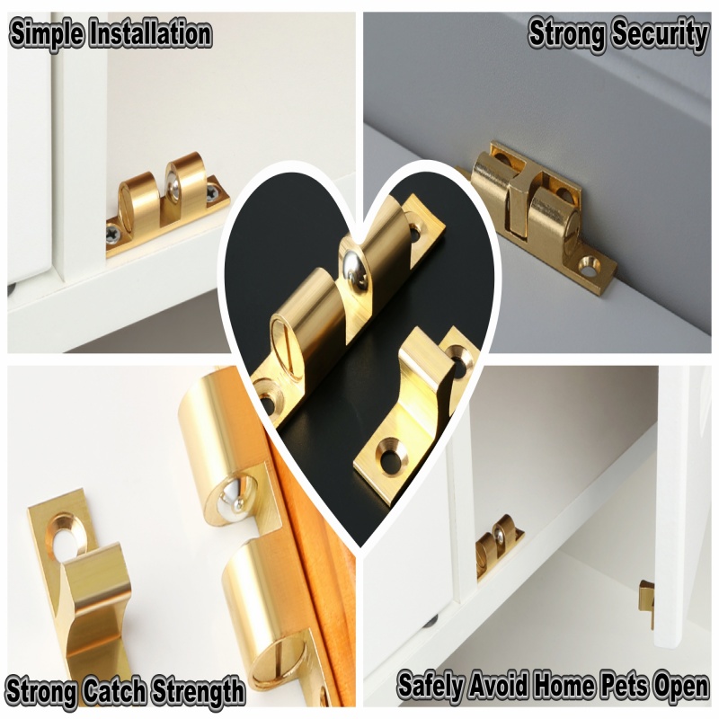 3/6pcs Cabinet Closet Door Bal - Furniture Interlocking Hardware review and price