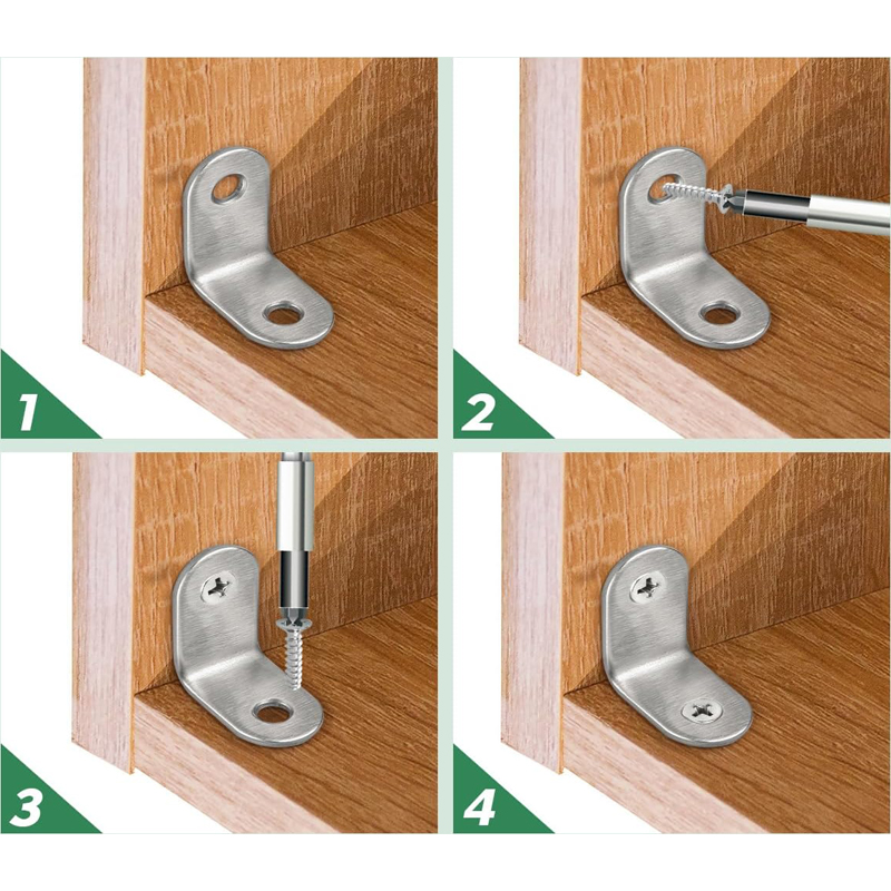 10/20Pcs Stainless Steel Angle - Corner Bracket Angle review and price