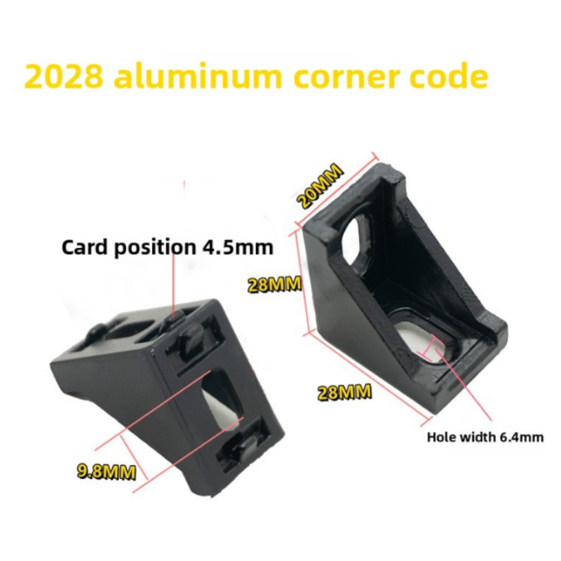 20pcs 2028 2020 Corner Angle L - Corner Bracket Angle review and price