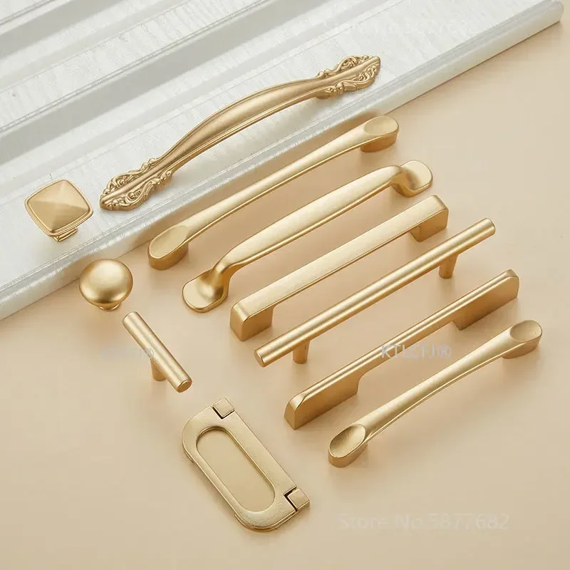Kitchen Cupboard Knob Square U - Drawer Pull Gold review and price