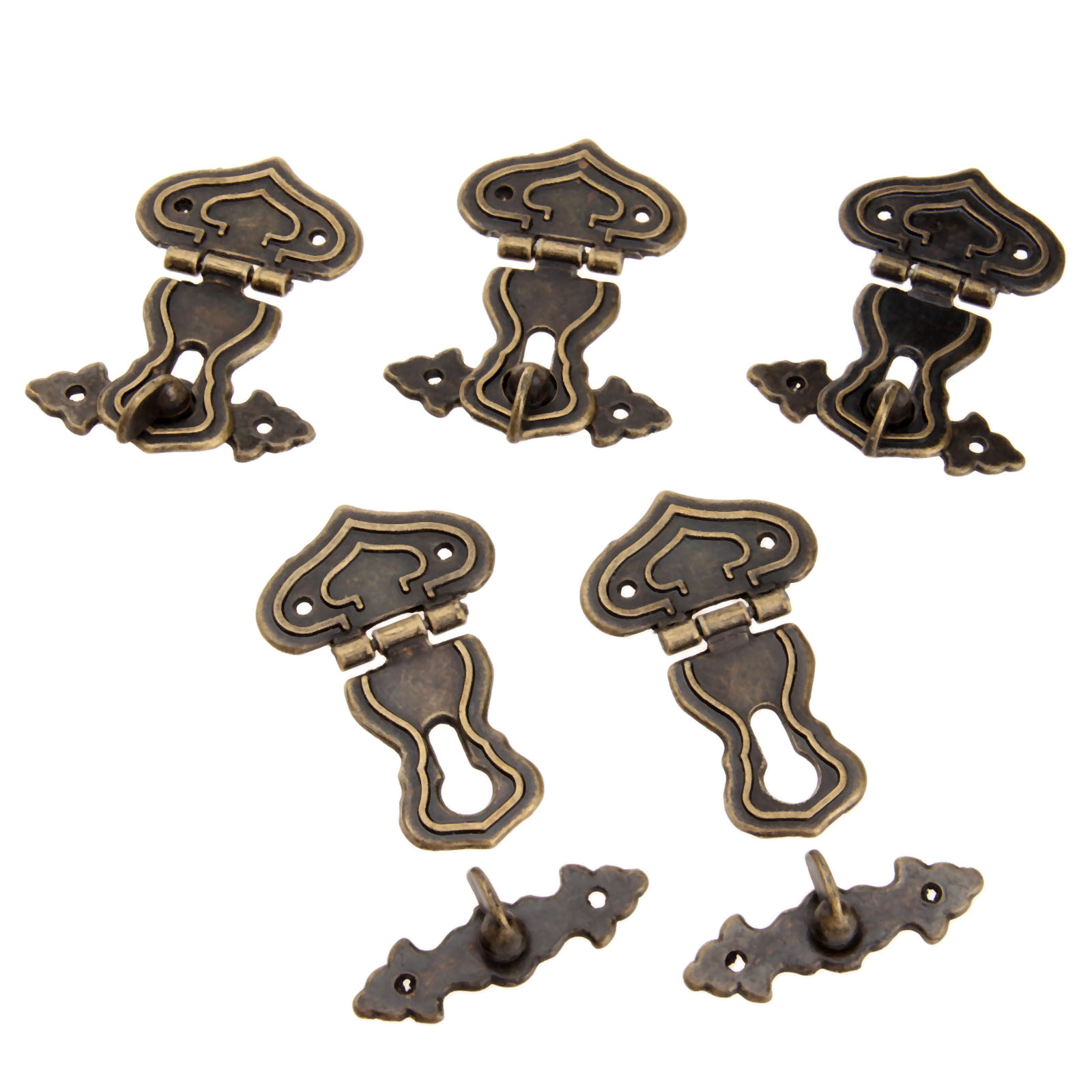 5Pcs 63x47mm Antique Metal Loc - Furniture Interlocking Hardware review and price