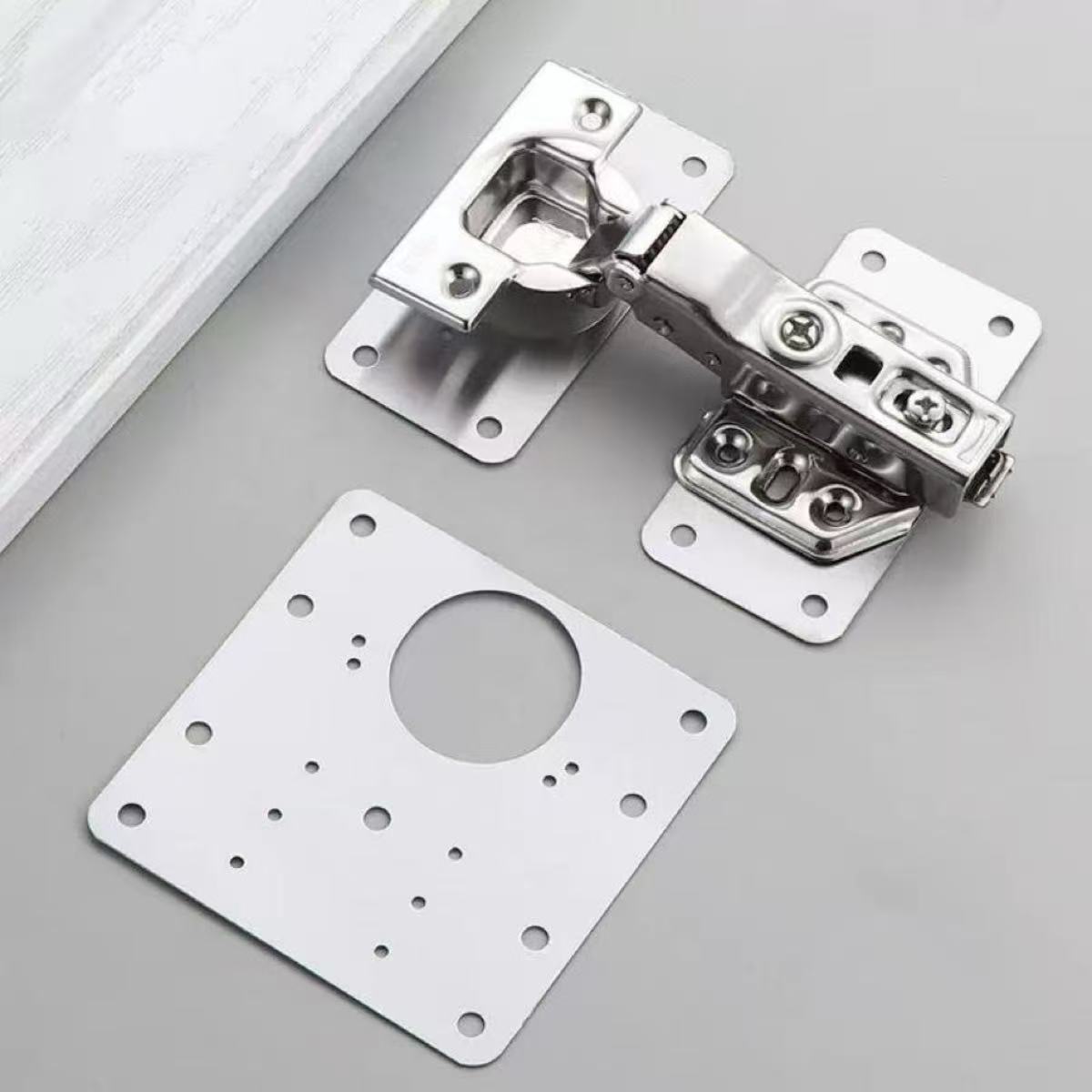 Hinge Repair Plate Kitchen Cab - Furniture Hardware Fixing Screws review and price