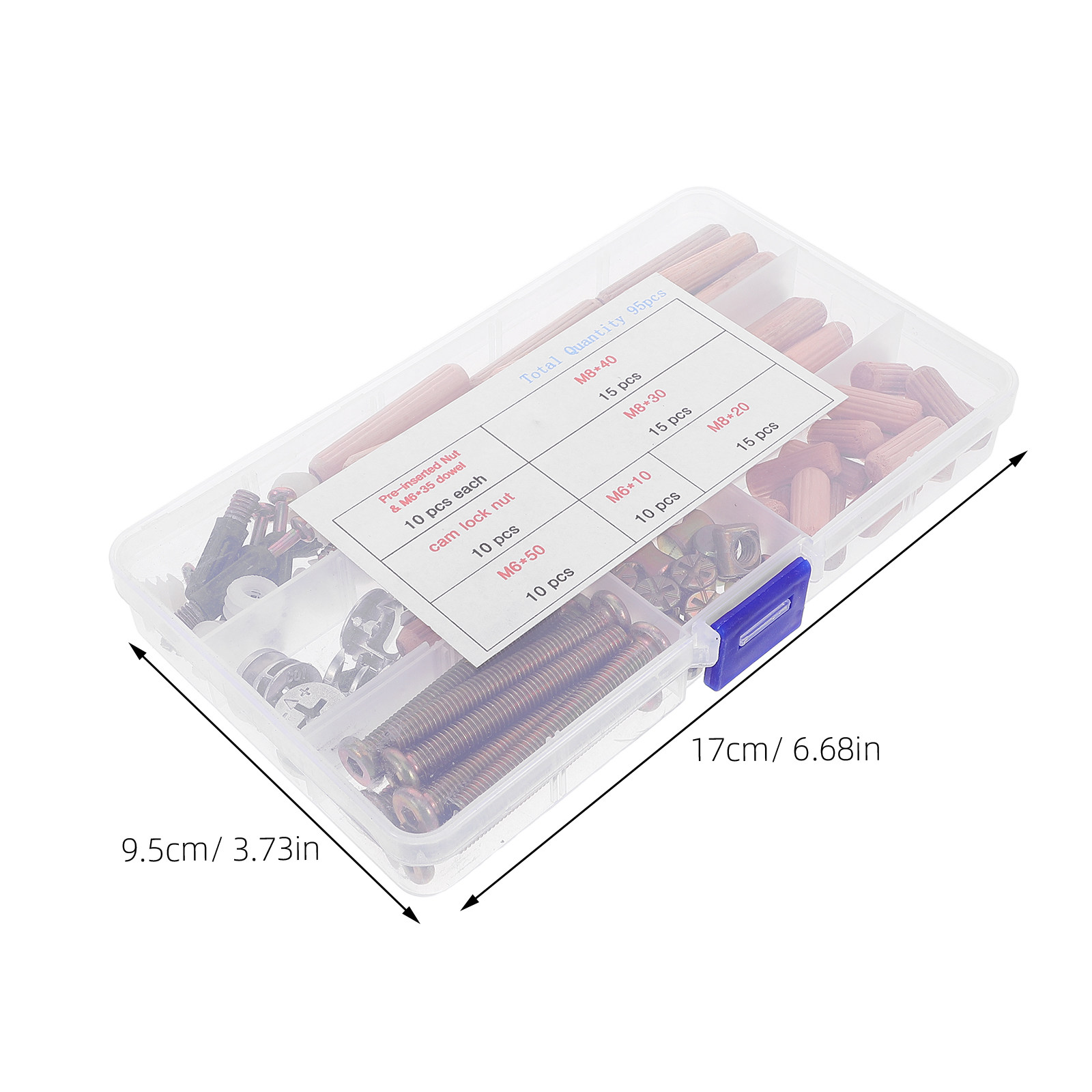 95Pcs Bunk Bed Hardware Connec - Furniture Hardware review and price