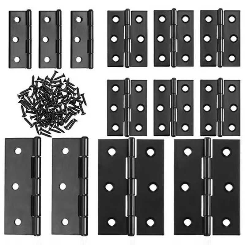 WV Black Door Hinges Stainless - Furniture Hardware Fixing Screws review and price