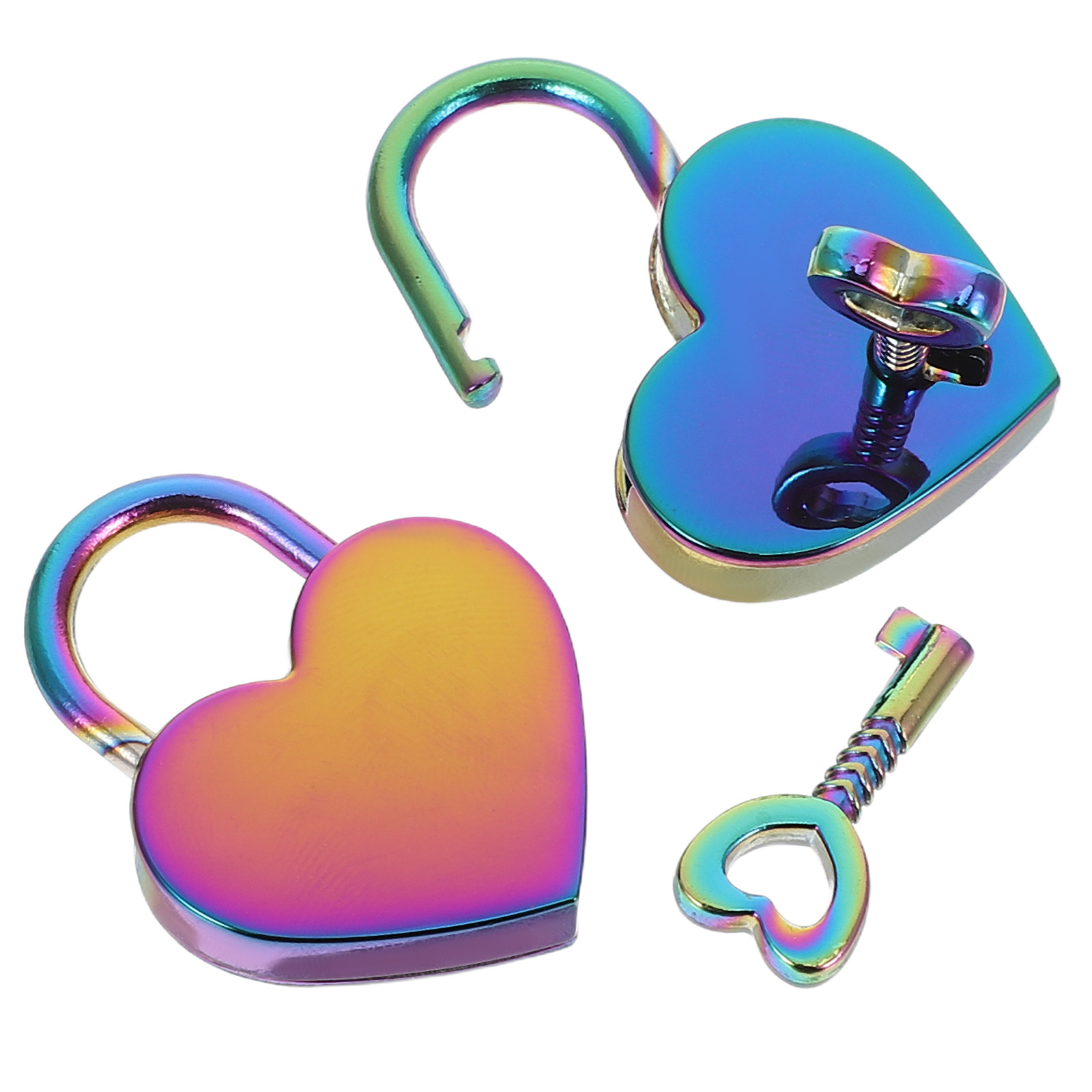 2Set Mini Heart Shaped Padlock - Cabinet Lock Key review and price
