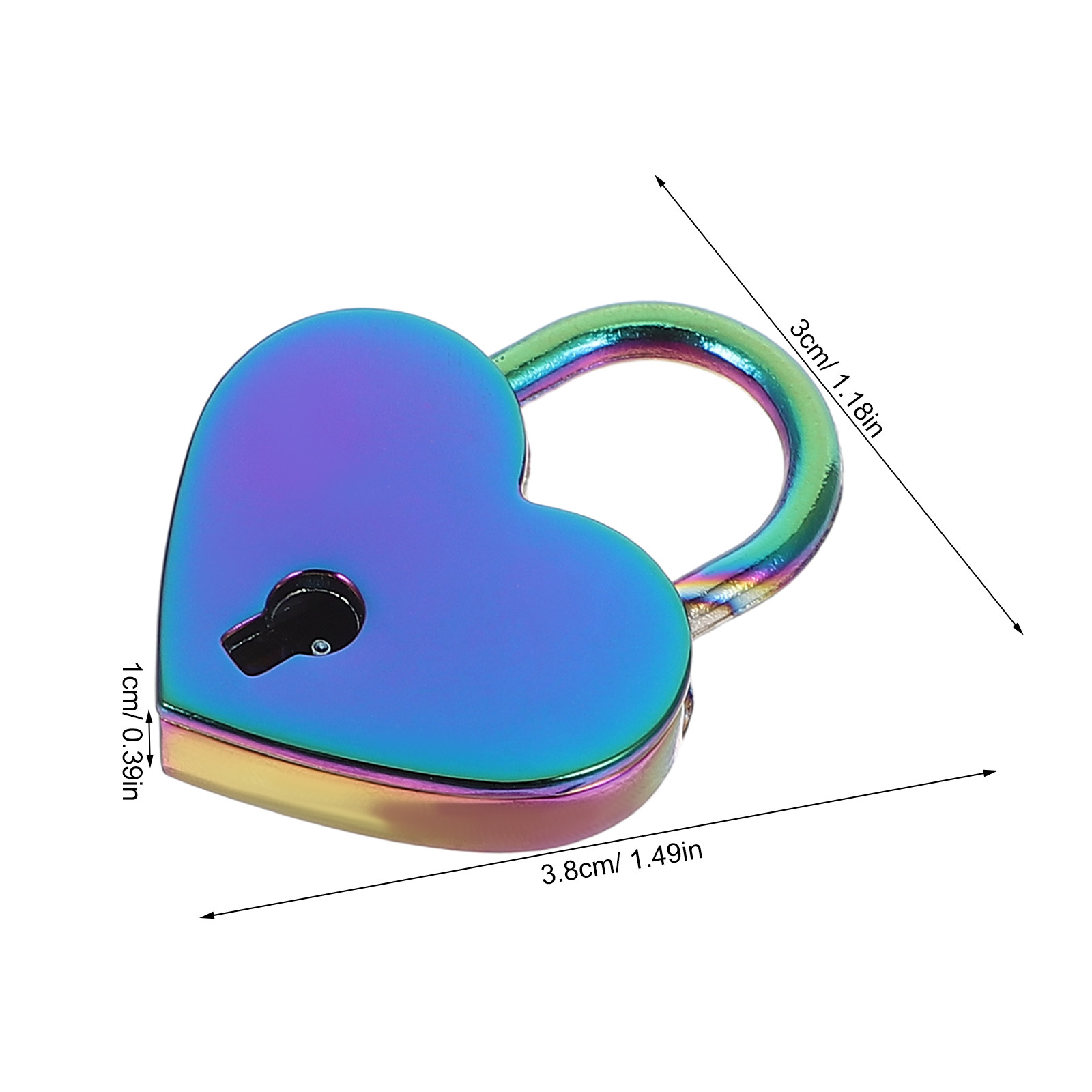 2Set Mini Heart Shaped Padlock - Cabinet Lock Key review and price