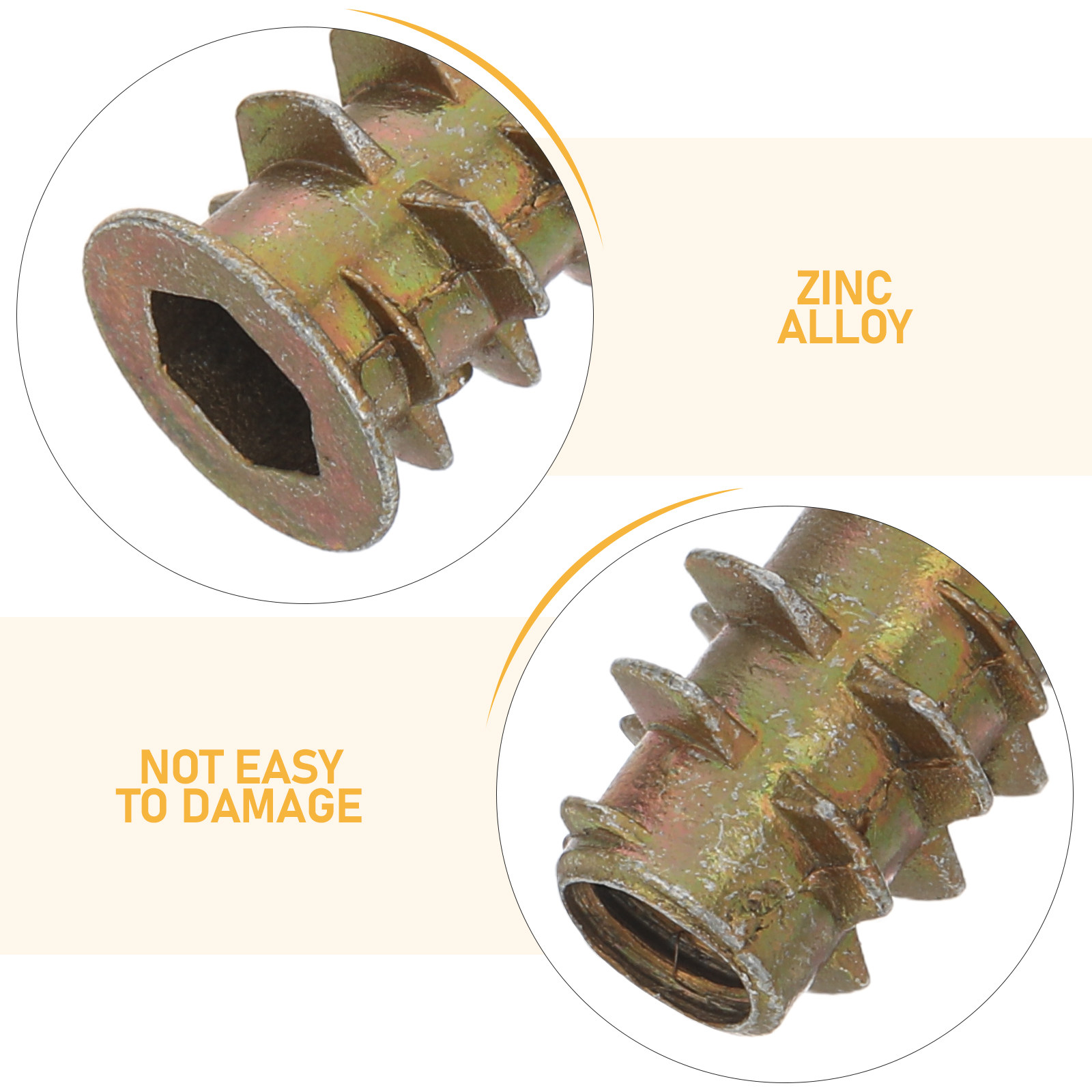 200Pcs Hex Socket Threaded Ins - Furniture Hardware Threaded Inserts review and price